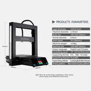 JGAURORA A5S Desktop High Precision Metal Plate Frame Three-Dimensional Physical 3D Printer