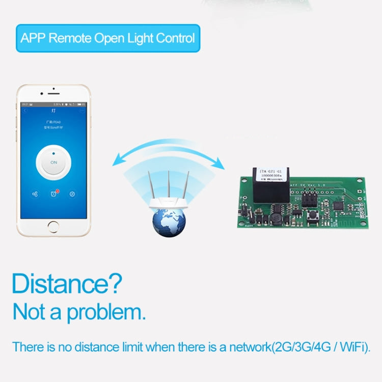 Sonoff SV 10A Single Channel WiFi Wireless Remote Timing Smart Switch Relay Module Works with Alexa and Google Home, Support iOS and Android, DC 5V-24V