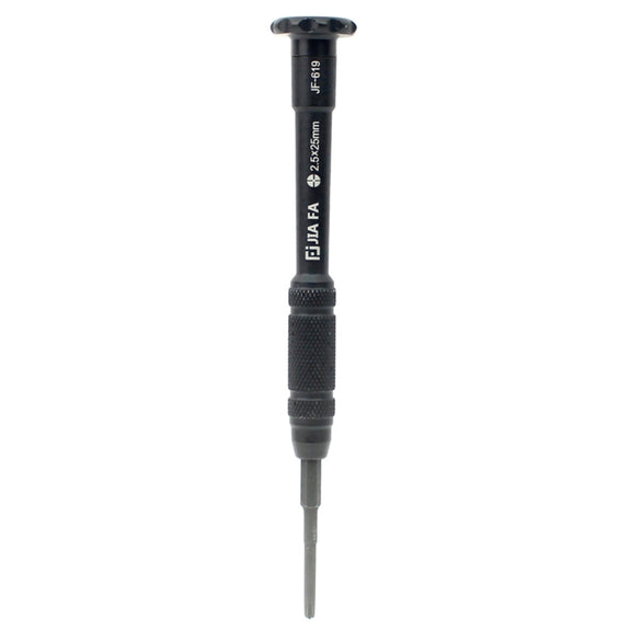 JIAFA JF-619-2.5 Hollow Cross Tip 2.5 x 30mm Repair Middle Bezel Screwdriver for iPhone(Black)