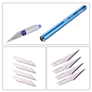 WLXY-9307B Metal Carving Knife Professional Mobile Phone Repair Tool with 8 Blades