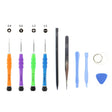 JIAFA JF-612-2 10 in 1 Repair Tool Set for iPhone / Samsung - free shipping - PMC TechLife - Order now!
