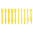 10 PCS Mobile Phone Repair Tool Spudgers (5 PCS Round + 5 PCS Square)(Yellow) - Crowbar by PMC TechLife | Online Shopping South Africa | PMC TechLife
