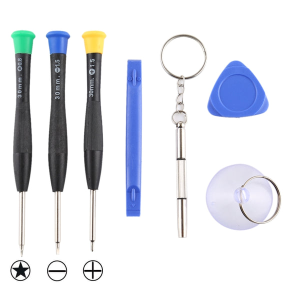 JF-17010301 7 in 1 Repair Tool Set for iPhone, Samsung