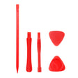 JIAFA JF-QB01 5 in 1 Spudger Tool Set (Red) - Tool Kits by JIAFA | Online Shopping South Africa | PMC TechLife