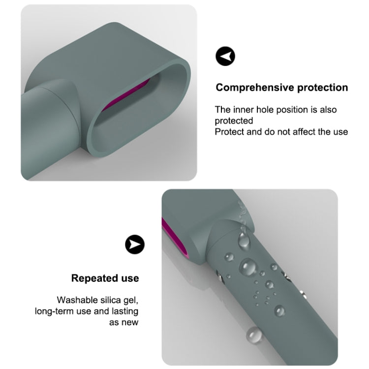 For Dyson Airwrap Hair Modeling Dryer Shockproof Silicone Case (Purple)