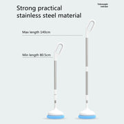 Wireless Electric Intelligent Telescopic Glass Wipe Window Cleaner (Blue)