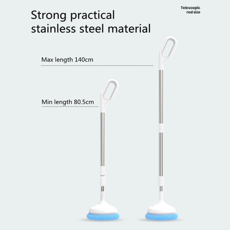 Wireless Electric Intelligent Telescopic Glass Wipe Window Cleaner (Blue)