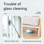 Wireless Electric Intelligent Telescopic Glass Wipe Window Cleaner (Blue)
