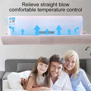 Bedroom Wall-Mounted Baby Universal Anti-Straight Blowing Air Conditioning Windshield Wind Deflector Shroud, Glossy Surface Version