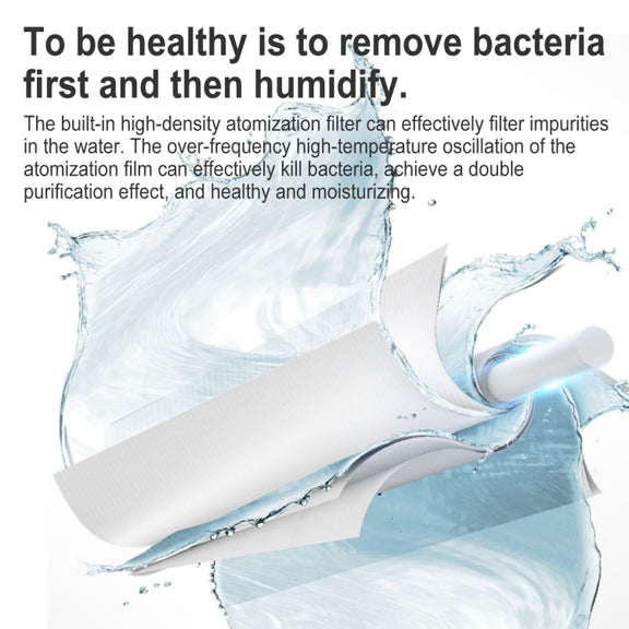 Original Xiaomi JISULIFE Portable Desktop USB Mini Silent Doughnut Humidifier,Upgraded Version(White)