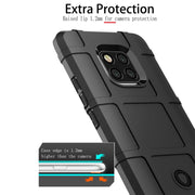 Shockproof Full Coverage Silicone Case for Huawei Mate 20 Pro Protector Cover (Army Green)