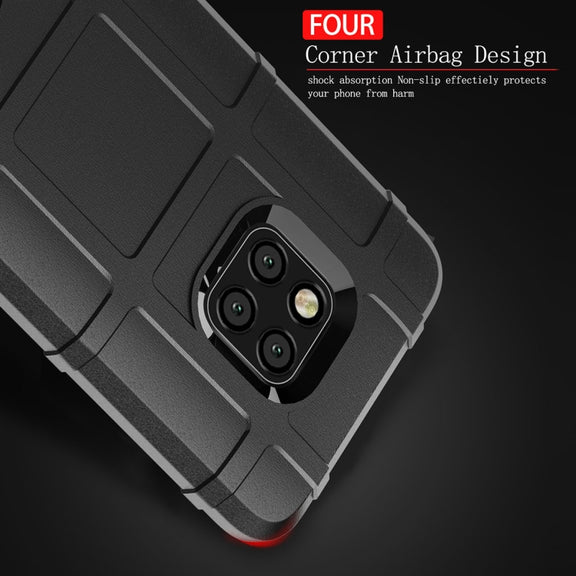 Shockproof Full Coverage Silicone Case for Huawei Mate 20 Pro Protector Cover (Army Green)