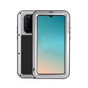 LOVE MEI Powerful Dustproof Shockproof Splashproof Metal + Silicone Combination Case for Huawei P30 Pro (Silver)