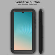 LOVE MEI Powerful Dustproof Shockproof Splashproof Metal + Silicone Combination Case for Huawei P30 Pro (Silver)