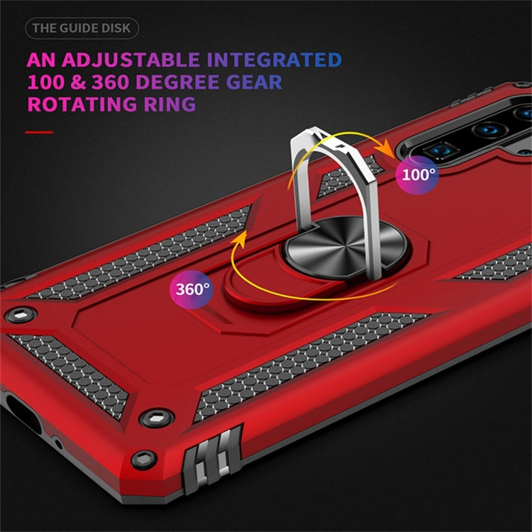 Armor Shockproof TPU + PC Protective Case for Huawei P30 Pro, with 360 Degree Rotation Holder (Black)