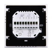 LCD Display Air Conditioning 2-Pipe Programmable Room Thermostat for Fan Coil Unit, Supports Wifi(White)