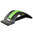 Lumbar Traction Stretching Device Posture Corrector Waist Support Spine Pain Relief Back Massage Stretcher(Black+green) - free shipping - PMC TechLife - Order now!