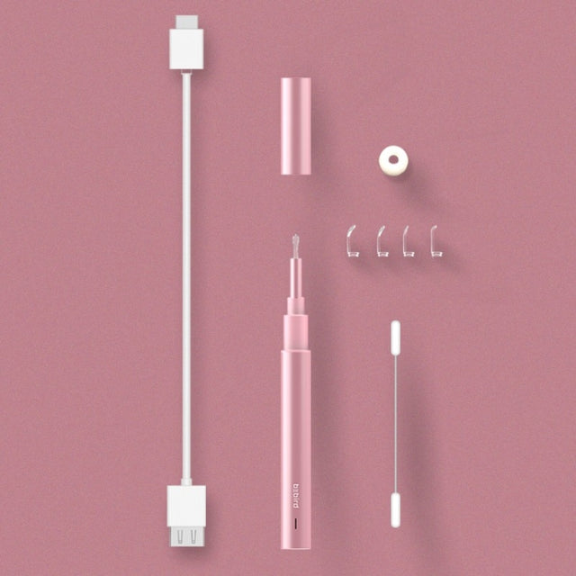 Bebird B1 Intelligent HD Visual Ear Cleaner Earwax Tool, Standard Version(Rose Gold)