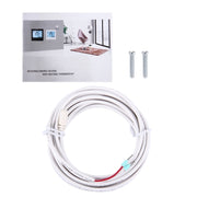 BHT-1000-GB-WIFI 16A Load Electronic Heating Type Touch LCD Digital WiFi Heating Room Thermostat with Sensor, Display Clock / Temperature / Periods / Time / Week / Heat etc.(White)