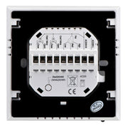 LCD Display Air Conditioning 4-Pipe Programmable Room Thermostat for Fan Coil Unit, Supports Wifi (Black)