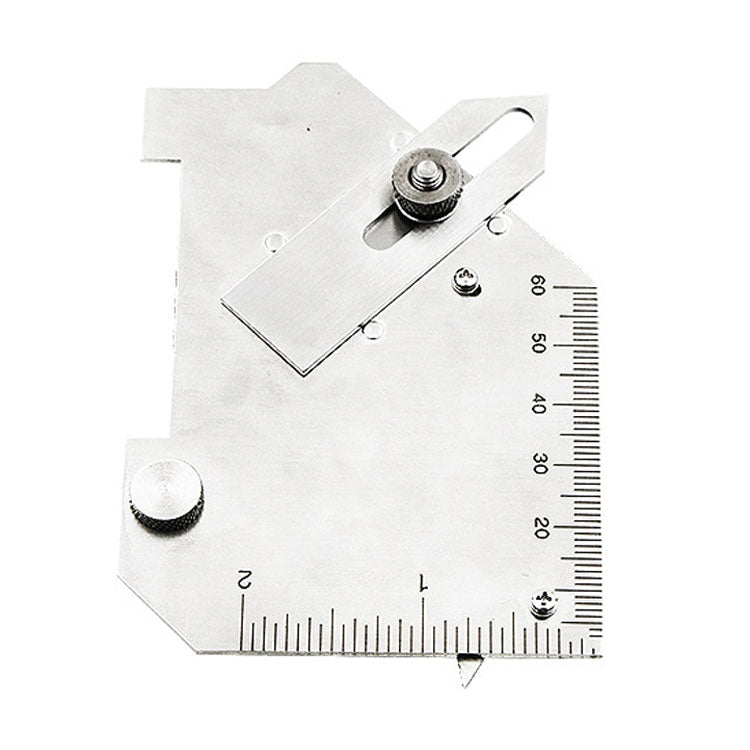MG-8 Cam-type Stainless Steel Fillet Weld Gauge Multi-function Welding Inspection Ruler