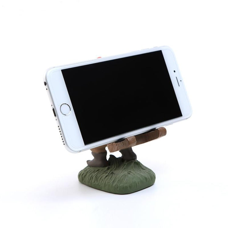 Keepwood KW-0111B Santa Claus Dwarf Shape Creative Desktop Mobile Phone Holder Bracket
