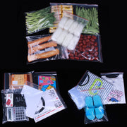 100pcs/pack PE Self Sealing Clear Zip Lock Packaging Bag, 4cm x 6cm, Custom Printing and Size are welcome