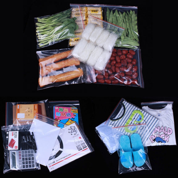 100pcs/pack PE Self Sealing Clear Zip Lock Packaging Bag, 4cm x 6cm, Custom Printing and Size are welcome
