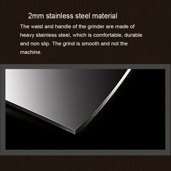 Portable Conical Burr Mill Manual Spice Herbs Hand Grinding Machine Coffee Grinder, Capacity: 36g