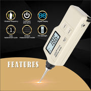 Wintact WT63A Vibration Meter Digital Tester Vibrometer Analyzer Acceleration Velocity(Black Red)