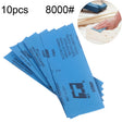 10pcs Grit 8000 Wet And Dry Polishing Grinding Sandpaper���Size: 23 x 9cm (Blue) - free shipping - PMC TechLife - Order now!