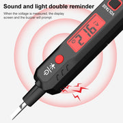 HABOTEST HT89 Contact Type High-sensitivity LCD Digital Display Sound and Light Alarm Test Pen