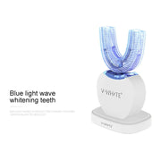 Vwhite 3 Cleaning Modes Silicone Electric Automatic Beauty Tooth Instrument(Pink)