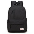 Universal Multi-Function Canvas Laptop Computer Shoulders Bag Leisurely Backpack Students Bag, Big Size: 42x29x13cm, For 15.6 inch and Below Macbook, Samsung, Lenovo, Sony, DELL Alienware, CHUWI, ASUS, HP(Black) - Backpack by PMC TechLife | Online Shopping South Africa | PMC TechLife