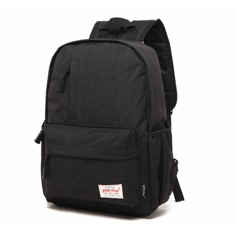Universal Multi-Function Canvas Laptop Computer Shoulders Bag Leisurely Backpack Students Bag, Big Size: 42x29x13cm, For 15.6 inch and Below Macbook, Samsung, Lenovo, Sony, DELL Alienware, CHUWI, ASUS, HP(Black)