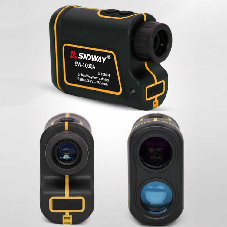 SNDWAY SW1000A Handheld Outdoor Water-resistant Telescope Range Finder Distance Measurer, 1000m