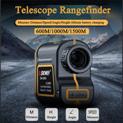 SNDWAY SW1000A Handheld Outdoor Water-resistant Telescope Range Finder Distance Measurer, 1000m