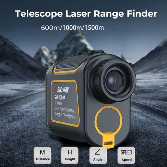 SNDWAY SW1500A Handheld Outdoor Water-resistant Telescope Range Finder Distance Measurer, 1500m
