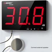SNDWAY SW526A Wall-mounted DB Sound Level Meter Noise Tester with Large Screen 18-inch Display
