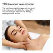 LED Color Light Wrinkle Neck Beauty Instrument (White)