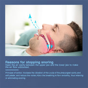 YJK100 Silicone + ABS Stop Snoring Device Anti Snore (White)
