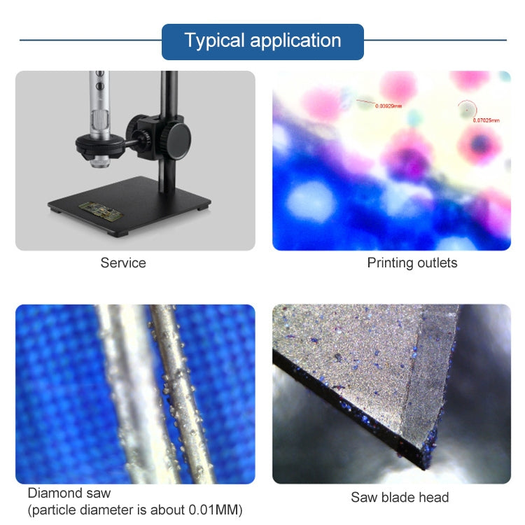 Supereyes B011 HD Digital Electronic Microscope Industrial Mobile Phone Repair Magnifying Glass