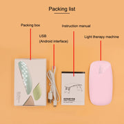 SUN mini 2 6W UV + LED USB Nail Lamp Fingernail Gel Curing Dryer(Pink)