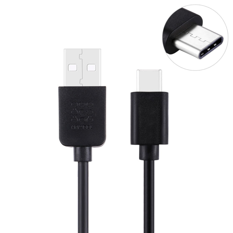 HAWEEL 1m USB-C / Type-C to USB 2.0 Data & Charging Cable(Black)
