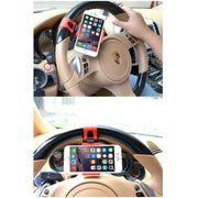 [HK Warehouse] HAWEEL Universal Car Steering Wheel Phone Mount Holder(Black)