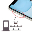 SIM Card Tray + Side Key for iPhone 11(Black) - Others by PMC TechLife | Online Shopping South Africa | PMC TechLife
