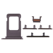SIM Card Tray + Side Key for iPhone 11(Black)