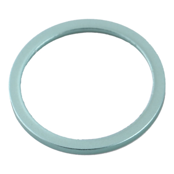 2 PCS Rear Camera Glass Lens Metal Protector Hoop Ring for iPhone 11(Green)