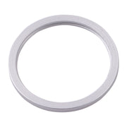 2 PCS Rear Camera Glass Lens Metal Protector Hoop Ring for iPhone 11(Silver)