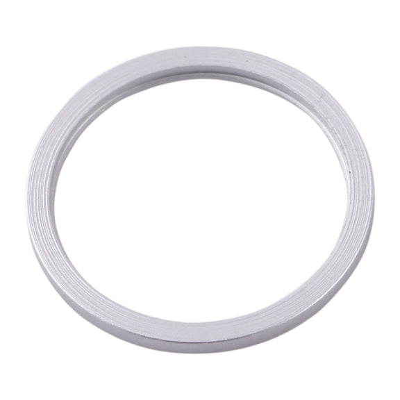 2 PCS Rear Camera Glass Lens Metal Protector Hoop Ring for iPhone 11(Silver)